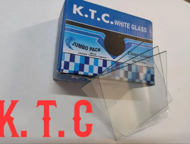 White Welding Glass